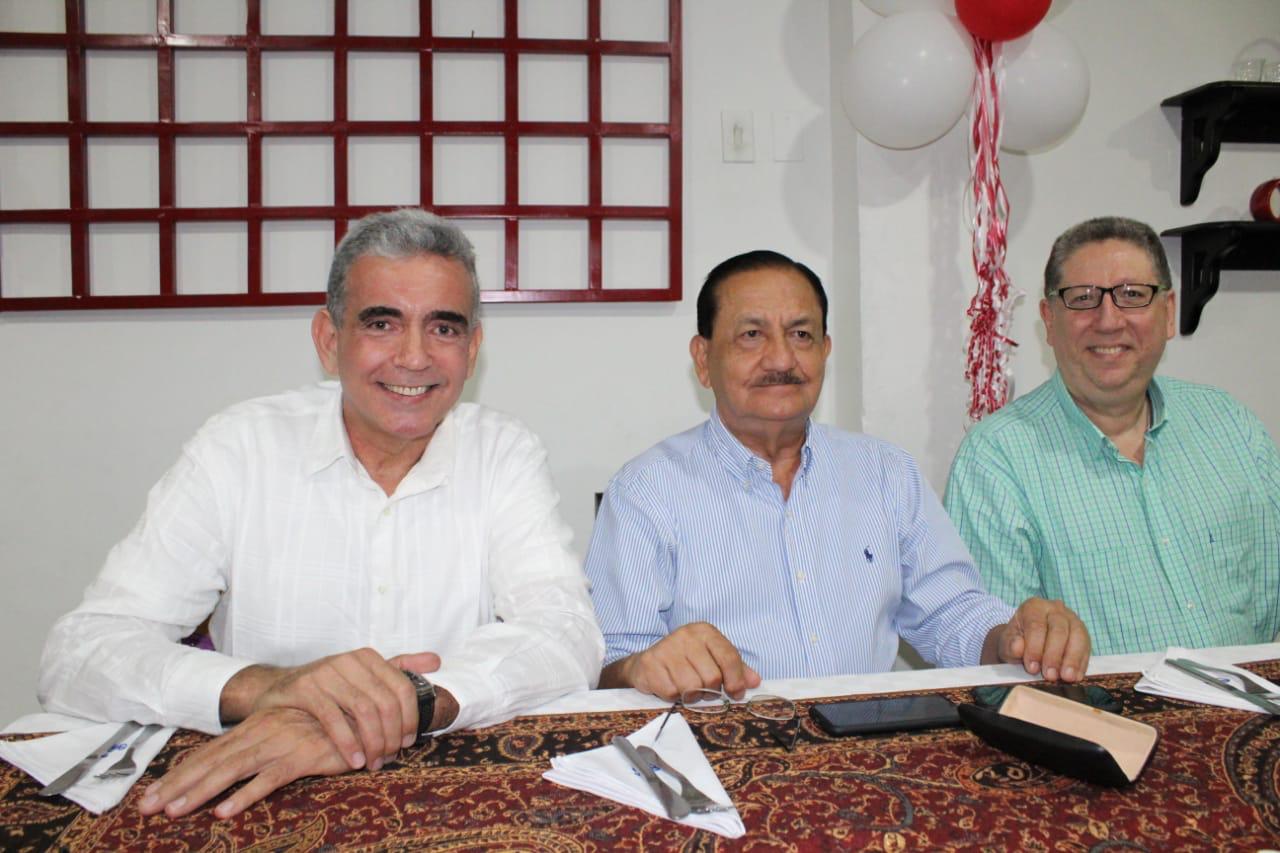 Daniel Salazar Hakim, Orlando Arias Rujana y Luis Alberto Tamayo.